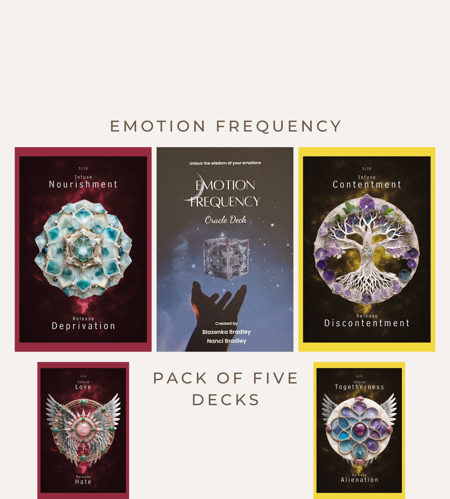 Emotion Frequency Oracle Deck - PRE SALE